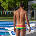 Herren-Schwimmboxer Funky Trunks Sidewinder Trunks melting mayhem 6