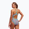 Damen Funkita Diamond Back One Piece Badeanzug Planted Pink 4