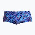 Herren-Schwimm-Boxershorts Funky Trunks Classic Trunks blue bits 4