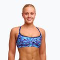 Bikini-Oberteil Funkita Sports Top blue bits
