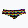 Herren-Badeslips Funky Trunks Classic Brief in rainbow