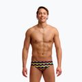 Herren-Badeslips Funky Trunks Classic Brief in rainbow 2