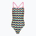Damen Badeanzug Funkita Strapped In One piece rainbowie
