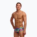 Herren-Schwimmboxer Funky Trunks Sidewinder Trunks happy hide