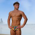 Herren-Badeboxershorts Funky Trunks Sidewinder Trunks berry good 4