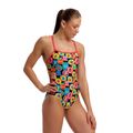 Kinder Badeanzug Funkita Single Strap One Piece berry good 2