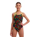 Kinder Badeanzug Funkita Diamond Back One Piece pawsome 2