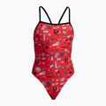 Damen-Einteiler Badeanzug Funkita Single Strength One Piece scribbles