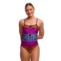 Damen-Einteiler Badeanzug Funkita Single Strap One Piece wild animal