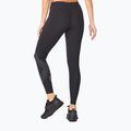 Damen Trainingsleggings 2XU Force Mid-Rise Compression schwarz WA2864B 4