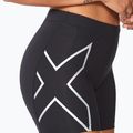 2XU Core Compression 5" Damen Trainingsshorts schwarz/silber WA4481B 4
