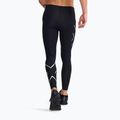 Herren 2XU Core Compression Trainingsleggings schwarz/silber MA3849B 3