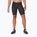 Herren 2XU Core Compression Trainingsshorts schwarz/silber MA3851B