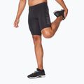 Herren 2XU Core Compression Trainingsshorts schwarz/silber MA3851B 2