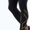 Herren 2XU Force Compression Trainingsleggings schwarz und gold MA5365B 7