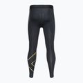 Herren 2XU Force Compression Trainingsleggings schwarz und gold MA5365B 2