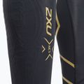 Herren 2XU Force Compression Trainingsleggings schwarz und gold MA5365B 3