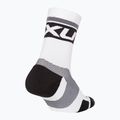 2XU Vectr Cushion Crew weiße und schwarze Sportsocken UA5053E 2