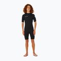 Kinder Schwimm-Neoprenanzug Rip Curl Trad 2/2mm Back Zip Springsuit black