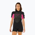Damen Schwimm-Neoprenanzug Rip Curl Omega 2/2 mm Back Zip Springsuit black/pink