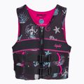 Jetpilot Cause Teen Neo Kinderweste schwarz und rosa 2008412