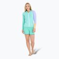 Damen Jetpilot Pacer Sweatshirt mit Kapuze Rashie teal 2