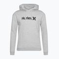 Hurley Herren O&O Solid Core dunkles Heidekraut grau Sweatshirt
