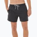 Herren Rip Curl Offset Volley Badeshorts schwarz CBOLQ4 4