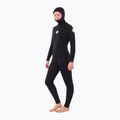 Damen-Neoprenanzug Rip Curl Dawn Patrol 5/4mm Chest Zip Hooded black
