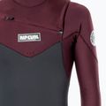 Rip Curl Dawn Patrol Herren 4/3 mm grau und kastanienbraun WSM9CM Schwimmen Neoprenanzug 4
