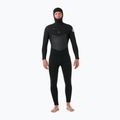 Schaumstoff zum Schwimmen Herren Rip Curl Dawn Patrol Hooded 6/4 mm Chest Zip black