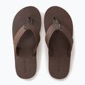 Herren Rip Curl Revival Leder Open Toe Flip Flops braun 12