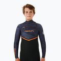 Rip Curl Flashbomb 4/3 mm Chest Zip lila Nacht Kinder Schwimmen Schaum 4