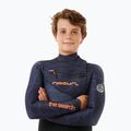 Rip Curl Flashbomb 4/3 mm Chest Zip lila Nacht Kinder Schwimmen Schaum 5