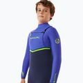 Rip Curl Flashbomb 4/3 mm Chest Zip wild berry Kinder Schwimmen Schaum 5