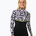 Damen Rip Curl E-Bomb 4/3mm Zip Free Sublimed schwarz/ lime Neoprenanzug 5