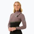 Rip Curl Ebomb 3/2 mm Zip Free Neoprenanzug für Damen in Aubergine 4
