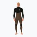 Herren Rip Curl E Bomb 4/3 mm Zip Free Deep Rock Neoprenanzug
