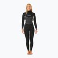 Neoprenanzug Damen Rip Curl Dawn Patrol 4/3mm Chest Zip Sublimed black/ black/ multi