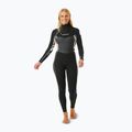 Women's Rip Curl Dawn Patrol 3/2 mm Chest Zip schwarz/schwarz/multi Swim Foam 4