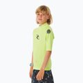 Rip Curl Brand Wave UPF Rash Vest Kinder Schwimmen Shirt Kalk 4