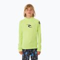 Rip Curl Brand Wave UPF Rash Vest Kinder Schwimmen Longsleeve Kalk