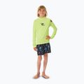 Rip Curl Brand Wave UPF Rash Vest Kinder Schwimmen Longsleeve Kalk 2