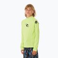 Rip Curl Brand Wave UPF Rash Vest Kinder Schwimmen Longsleeve Kalk 4