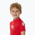 Rip Curl Brand Wave UPF rot Kinderschwimmhemd 4