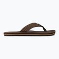 Herren Rip Curl Revival Leder Open Toe Flip Flops braun 2