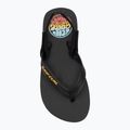 Rip Curl Wetty Fade Bloom gewaschene schwarze Kinder-Flip-Flops 5