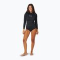 Women's Rip Curl Classic Surf UPF Schwimmen Langarm Rashguard schwarz 2