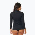 Women's Rip Curl Classic Surf UPF Schwimmen Langarm Rashguard schwarz 3