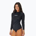 Women's Rip Curl Classic Surf UPF Schwimmen Langarm Rashguard schwarz 4